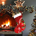 Miniatyrbillede 6 af 8: Glædelig Jul Juleferie Dekoration Strømper - Holdbare, Farverige og Sjove Festlige Dekorationer Jule Strømpe Pejs Ornamenter Xmas S