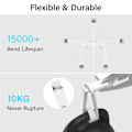 Miniatyrbilde 5 av 5: USB C til Lightning-kabel 10Ft 2Pack. Iphone hurtiglader