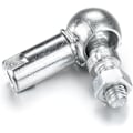 Miniatyrbilde 2 av 5: L-formet kuleledd stangendelager - M5 x 0,8 gjenger (2 stk)