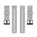 Miniatyrbillede 2 af 5: For Suunto 7 24mm Solid Color Silikonurrem XVR Grey