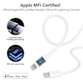 Miniatyrbilde 3 av 5: USB C til Lightning-kabel 10Ft 2Pack. Iphone hurtiglader