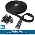 Miniatyrbilde 3 av 5: Justerbare strips, 2 cm * 10 m Gjenbrukbare strips