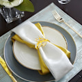 Miniatyrbilde 4 av 5: Blad Serviettringer Sett med 12 for Høst Bryllup Thanksgiving Jul Ferie