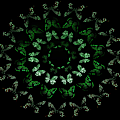 Miniatyrbillede 2 af 5: 48 Lysende 3D Sommerfugl Vægdekorationer - Glow in The Dark Stickers til