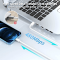 Miniatyrbilde 3 av 5: 3-pakning Iphone 14 13 12 11 hurtiglader,【Apple Mfi