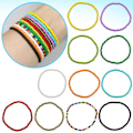 Miniatyrbillede 4 af 5: Hvid 3 mm frøperler (3600 stk/100 gram) - Glas Craft Beads