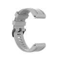 Miniatyrbillede 2 af 5: For Garmin Fenix 7s 20mm Solid Color Silicone Quick Release Watch Band FMV Gray