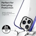 Miniatyrbillede 4 af 6: Kompakt iPhone 14 Pro Max Cover [2X Militær Standard Drop Testet / 1,2 m Fald Beskyttelse] - Klar Sort Klar Sort