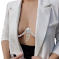 Miniatyrbilde 2 av 5: Rhinestone Brystfeste Kjede Trendy Krystall Brystfeste
