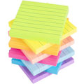 Miniatyrbild 1 av 5: 8-pack linjerade självhäftande lappar - 3x3 tum linjerade post-it-lappar, 82 ark/block