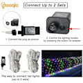 Miniatyrbillede 5 af 6: Julelysnet, 510 LED store udendørs netlys, 28x5 ft netmaskenet til buske, 8 tilstande vandtætte Twinkle strenglys, der kan forbindes