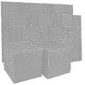 Miniatyrbild 1 av 5: 12/24 Pack Akustiska skumplattor Ljudisoleringspaneler Inspelningsstudio Grey 24Pcs