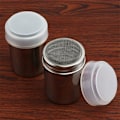 Miniatyrbilde 4 av 5: Rustfritt stål Sukker Shaker Duster - Kakaopulver Sifter med lokk