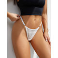 Miniatyrbild 3 av 5: Dam Spets Sexiga Trosor Underkläder G-String Strings Fräcka