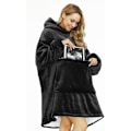 Miniatyrbilde 1 av 5: Bærbar teppegenser, oversized Sherpa sweatshirt teppe med hette og lomme