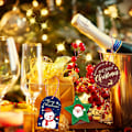 Miniatyrbild 5 av 5: Julklappar av presenter - 48 färgglada kraftpapperslappar
