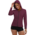Miniatyrbillede 1 af 5: Dames Langærmet Rash Guard UPF 50+ UV/Solbeskyttelse Delfin Print Svømning