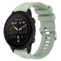 Miniatyrbild 1 av 5: För Garmin Forerunner 955 22mm enfärgat silikonarmband LBR Light Green