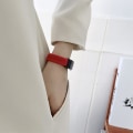 Miniatyrbillede 3 af 4: For Fitbit Inspire 2 Nylon Loop Strap Watch Band LIC Red