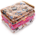 Miniatyrbillede 1 af 5: 1 pakke 3 tæpper super bløde fluffy premium fleece kæledyrstæppe