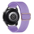 Miniatyrbild 1 av 5: 20mm 22mm Band för Samsung Galaxy Watch 4/classic/3/5/pro/active 2 Gear S3 Elastisk Nylon Loop Huawei Watch Gt 2 2e 3 Pro Rem lilac 20mm