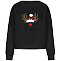 Miniatyrbillede 5 af 5: Løs juleprint sweater Rund hals sweater med sjov grafik