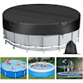Miniatyrbillede 4 af 9: Pool Covers til Overjordiske Pools, Runde Solvarme Pool Covers til Overjordiske Pools - Pool Presenning, Spa Cover, Pool Tilbehør, Øger Stabilitet