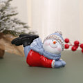 Miniatyrbillede 1 af 3: Resin Kunsthåndværk Julemand Lille Snemand Bordsskiva Ornament