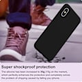 Miniatyrbillede 6 af 6: Kompatibel med iPhone Xs Max Cover, Blød Flydende Silikone Fuld Kropsbeskyttelse med Mikrofiberforing, Sort Sort