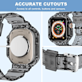 Miniatyrbillede 4 af 5: Kompatibel med krystalklare Apple Watch-rem, 45 mm 44 mm