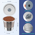 Miniatyrbild 2 av 5: Återanvändbara K-koppar kaffefilter - Rostfria kaffefilter