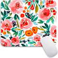 Miniatyrbild 1 av 5: Kvadrera musen vadderar blomma, vattenfärg rosa blommig