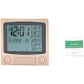 Miniatyrbild 2 av 9: Väckarklocka Islamisk Azan Automatisk Muslimsk Moské Digital Bönetid Tabell Skrivbordsklocka Påminnelse Alarm med LCD-skärm för Hem Masjid, Ramadan