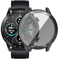 Pikkukuva 2 / 4: Näytönsuojakotelo Yhteensopiva Huawei Honor Magic Watch 2 46mm kanssa. Täysi suojakuori Honor Magic Watch 2 46mm:lle (ei 42mm:lle) (Musta)