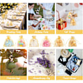 Miniatyrbillede 3 af 5: 100 stk Organza gaveposer: små mesh med snøre i guld til fester og festivaler