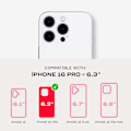 Miniatyrbillede 2 af 5: EvoLite til iPhone 16 Pro Ultratynd - Beskyttende cover mod stød - i Sort Sort