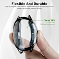 Miniatyrbilde 3 av 5: 【5 farger】 Kompatibel med Galaxy Watch 6 40mm skjermbeskytter deksel, mykt TPU beskyttelsesdeksel for Galaxy Watch 6 40 mm, anti-ripe, Klar+Bla