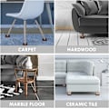 Miniatyrbillede 3 af 9: 3X3 Gummikop til Møbelhjul, Skridsikre Møbelpuder, Anti-Slip Gripper, Anti-Skrid, Anti-Slide Gulvbeskytter til Seng, Sofa Stoppere (Brun, 8 Pak)