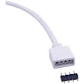 Miniatyrbillede 2 af 5: 2 stk. 2,5 m 8,2 fod RGB LED-strimmelforlængerkabel