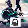 Miniatyrbilde 2 av 5: Treningssykkelpedalstropper - Justerbare stropper for tunge spinning- og treningssykler