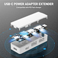 Miniatyrbild 4 av 5: 3-i-1 USB C-ström