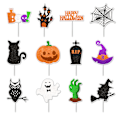 Miniatyrbilde 3 av 3: Halloween kakedekorasjon flaggermus gresskar kake plugin spøkelsesslott spøkelse