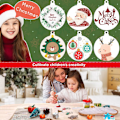 Miniatyrbilde 3 av 5: 18 stk julekule i akryl - DIY-pynt