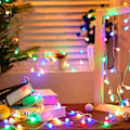 Miniatyrbilde 4 av 7: Batteridrevet USB 2 i 1 lyslenke - 40ft 100 LED globe lyslenke med timer og minnefunksjon og 8 moduser lyslenke for jul