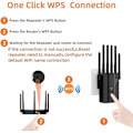 Pikkukuva 4 / 5: 2025 WiFi-laajennin - 6 antennia AC300, 2 LAN-porttia, 1-napin asennus Ethernetillä