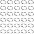 Miniatyrbillede 1 af 5: 100 stk. 10 mm Mini Split Springringe - Smycken Connectors