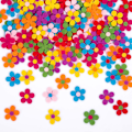 Miniatyrbillede 1 af 5: 120 stk. filtblomster til børns DIY-håndværk - assorterede farver