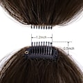 Miniatyrbilde 2 av 5: Clip-in lugg for kvinner 100% ekte hår extensions Wispy lugg Fringe