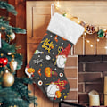 Miniatyrbillede 1 af 7: Jule-Strømpe, Personlige Jule-Strømper 2-pak Halloween Dværg Tomte Græskar 45,7 cm Jule-Strømper Hængende Ornament Pejs til Træ