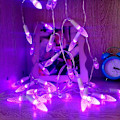 Miniatyrbilde 4 av 6: RGB C6 julelys, 16ft 50 LED fargeskiftende jordbærlyskjede USB-plugg med fjernkontrolltimer for utendørs innendørs bryllupsfest RGB